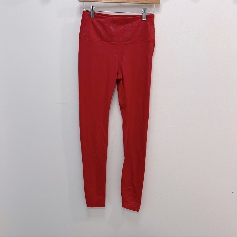 Pink snakeskin leggings